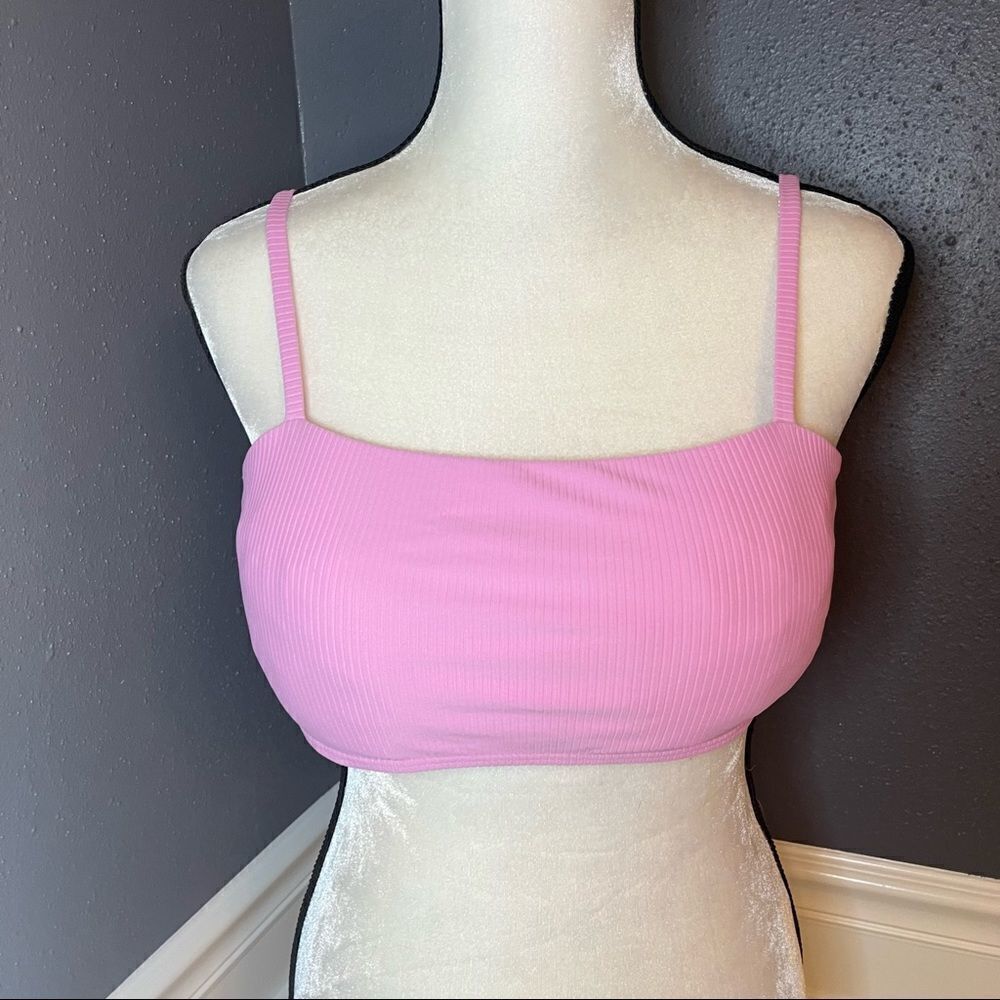 Something Navy Classic Swim Bandeau Top - Picture 6 of 10